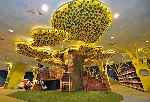 biblioteca infantil my tree house
